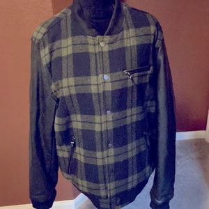 Forever 21Men varsity plaid jacket size Xl